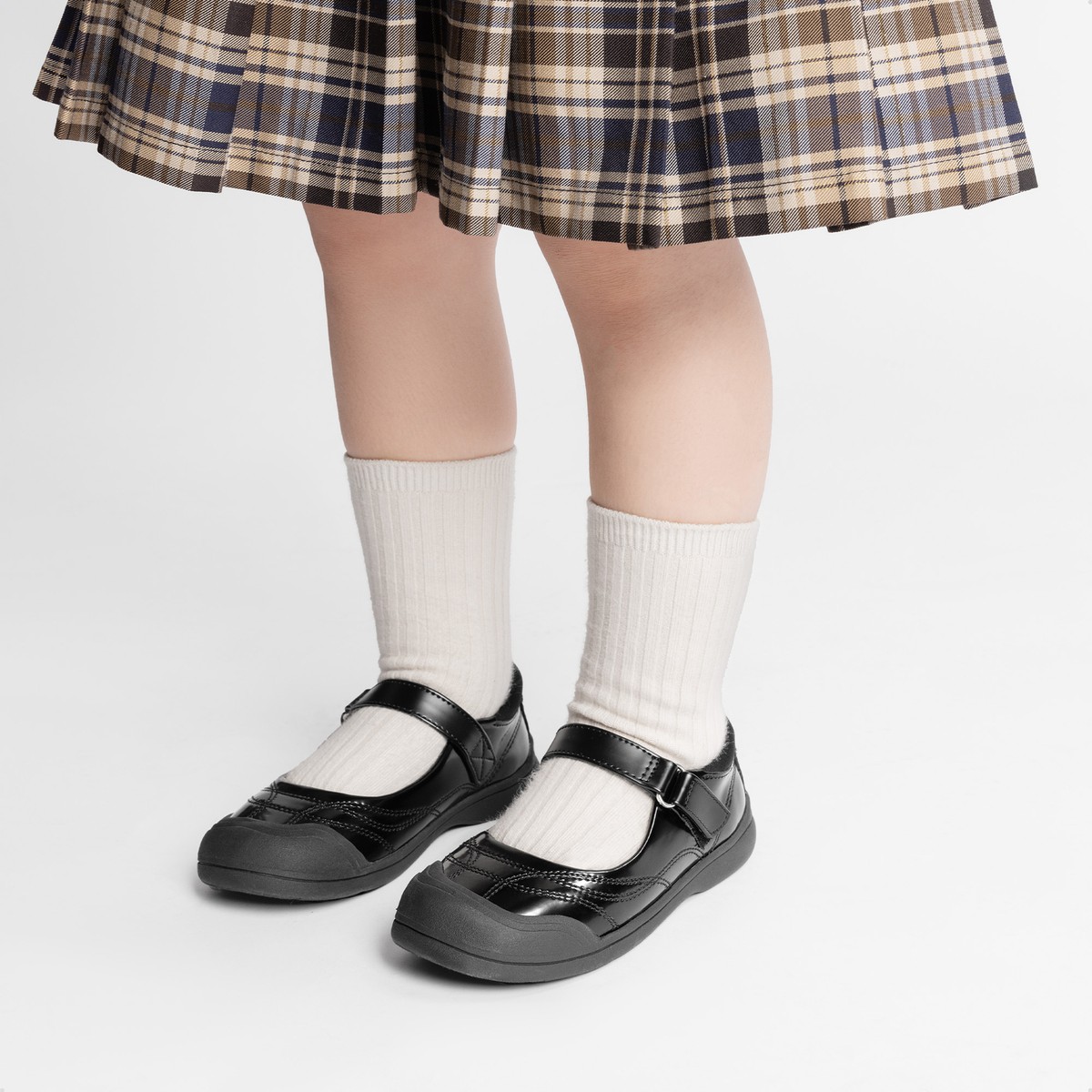 Kids Girls Mary Jane Shoes School Uniform Shoes Soft Black Shoes