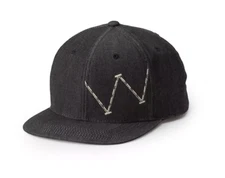 New Men's Wrangler 6-Panel Chambray Baseball Cap Hat