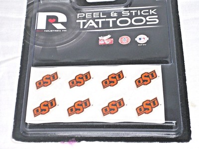 Oregon State Beavers Temporary Tattoos OSU Peel & Stick Waterless Face Decals