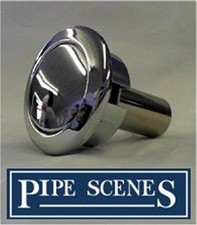 Siamp Storm 33A Toilet Push Button Dual Flush Water Saving Chrome Effect Wickes