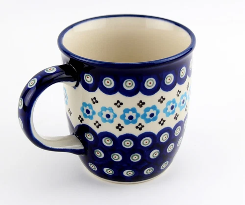 Polish Pottery Coffee Mug 12 Oz. from Zaklady Boleslawiec Poland