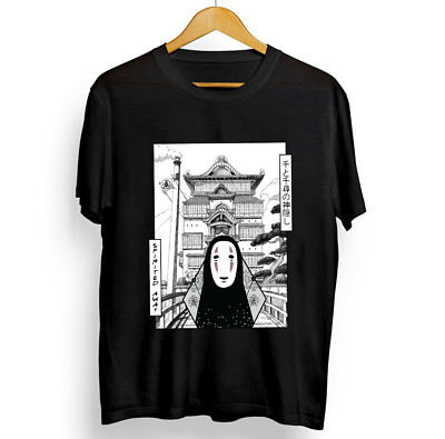 Spirited Away Kaonashi No Face Faceless Man Gost Ghost new unisex T-shirt