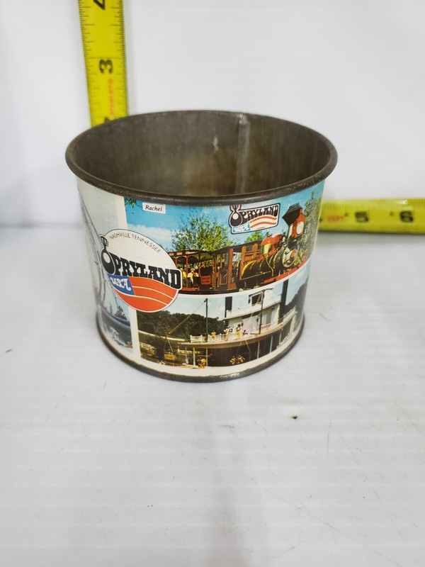 Vintage Grand Ole Opry House Opryland USA Tin Metal Cup