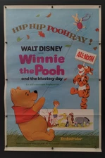 Winnie The Pooh Original Movie Poster 1969 Walt Disney N/M + Condition