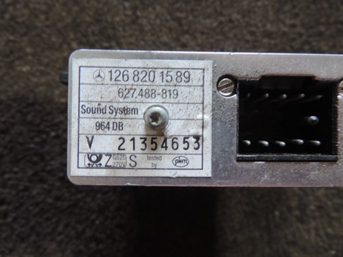 Amplificador de radio Mercedes 500SEC 1984-1993 560SEC 1268201589 - Imagen 4 de 4