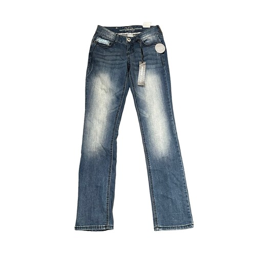 Vanity Blue Jeans Size 25X33 Curvy Sasha Boot Premium Denim Womens