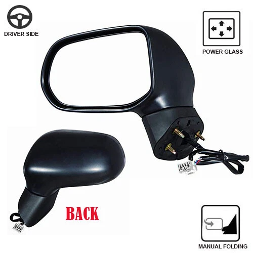 Replacement For  Civic 06 - 10 EX LX Si Power Side Mirror Left Driver