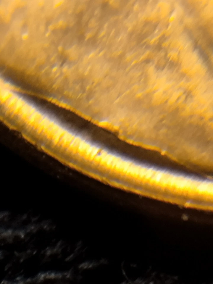 1956 P Lincoln Wheat Cent Retained Die Breaks - Image 4 of 4