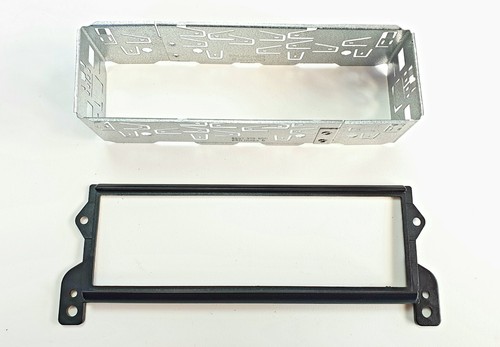 Set Radioblende + Metalleinbaurahmen Flachpin + Adapter für BMW Mini One Cooper - Bild 7 von 24