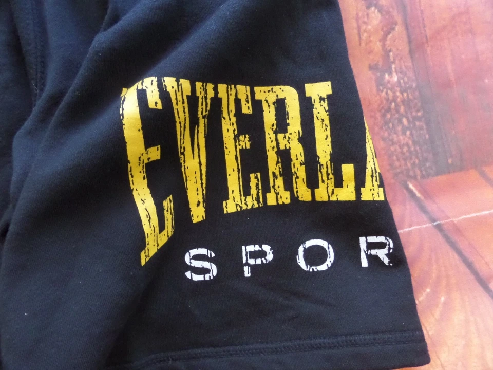 NWT Everlast Sport Boys Black Cotton Blend Logo Shorts size M (8) - Image 4 of 4