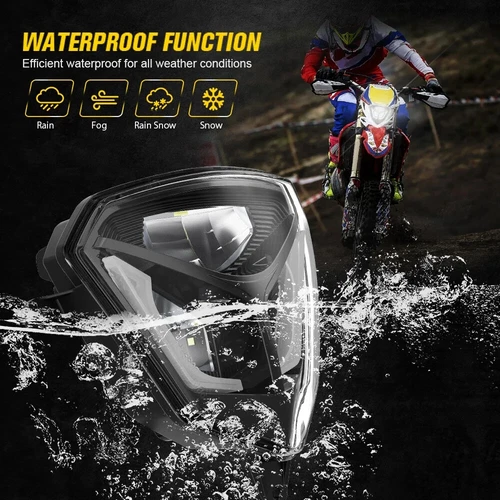 Marca E Faro LED para 20-22 Beta RR 2T 125 200 4T 350 390 Racing Xtrainer - Imagen 11 de 12