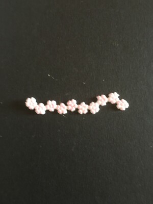 Verzierwachs Blumenranke rosa Kerzenwachs Wachsdekor Borte Wachs Wachskerze