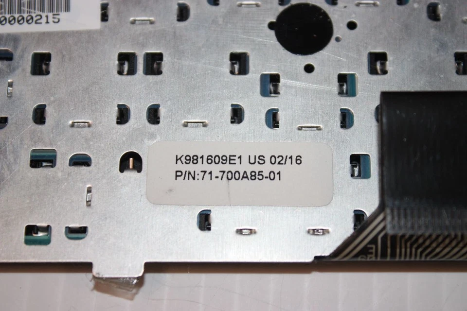 TECLADO ORIGINAL DO FABRICANTE (PRETO)--71-700A85 K981609E1--TWINHEAD N222--LAPTOP 12,1" - Imagem 4 de 4