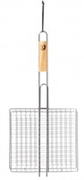 Best Sporting Grillkorb Mit Holzgriff, 27 X 24 X 3 Cm