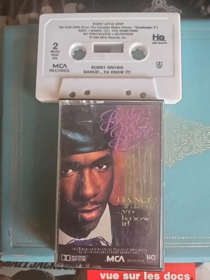 Vtg Cassette Tapes Janet Jackson, Whitney Houston Bobby Brown Rhythm Nation, & Foto 4 de 4