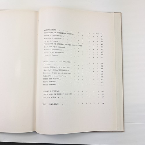 Raro Libro sulla tesi di Laurea per Ingegneria meccanica di Ferruccio Gilera - Picture 4 of 13