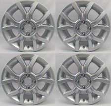 GENUINE VW UP 15” Alloy Wheels Set Waffle X4 Alloys 1S0601025R 8Z8