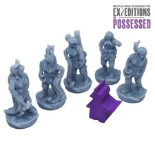 The Possessed for Scythe Expeditions - GREY - 10pcs - Upgraded Worker Meeples