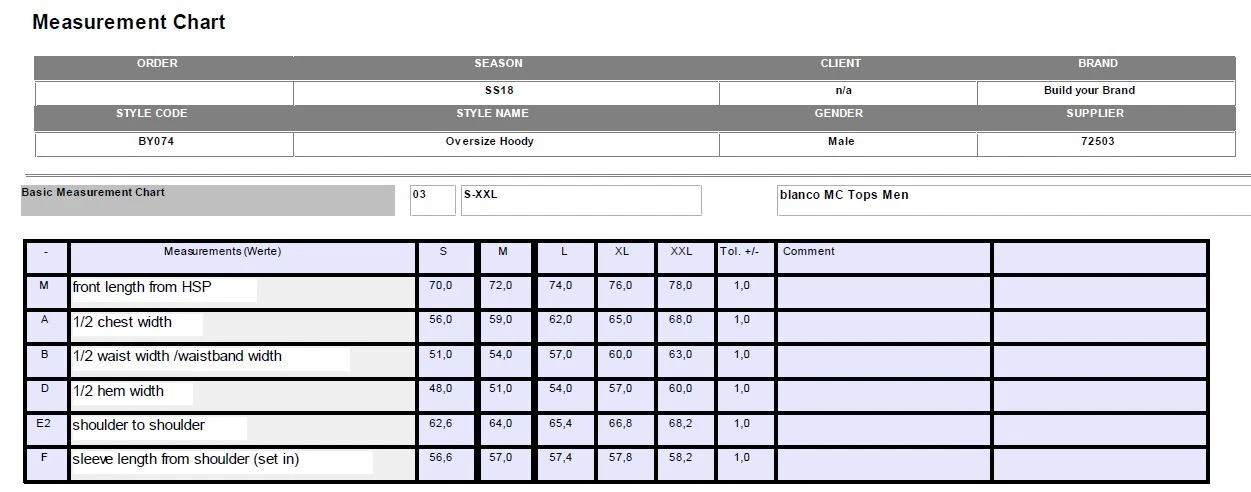 SACAI Felpa con cappuccio oversize Build your Brand felpa con cappuccio pullover pile spazzolato stampabile