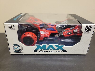 Metal Gear Rising Die Cast MAX Catapult Car 3 In 1 W/2 Bikes Red