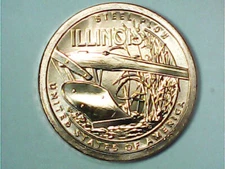 2024 P D American Innovation ILLINOIS PD 2-coin set STEEL PLOW ⭐ON HAND!⭐