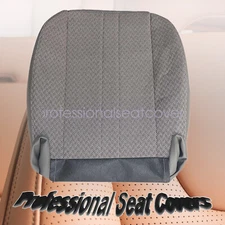 For 2000-2014 Chevy Express & GMC Savana Passenger Bottom Cloth Seat Cove Gray