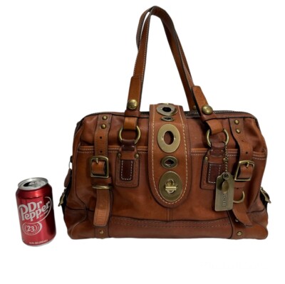 バッグ 65th Coach Flap Legacy Satchel Bag Brown Coach 65th Anniversary Legacy Leather Ali Flap | eBay