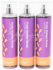 Bath Body Works Fruity Sherbet Scoop Fragrance Mist Body Spray Splash 3pc Set