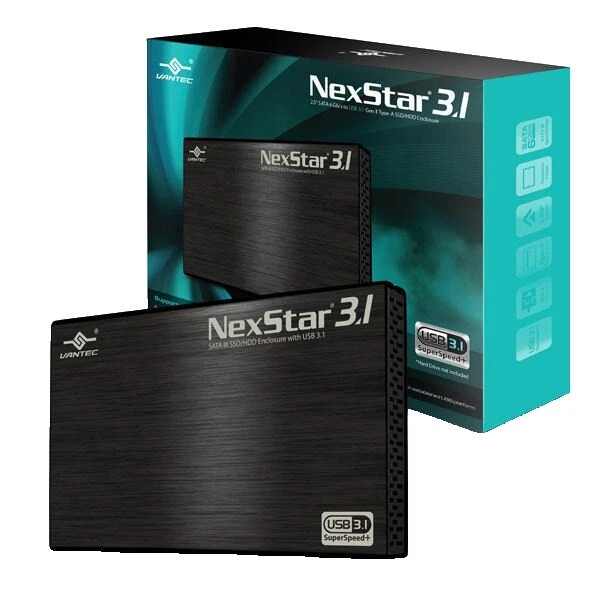 Interfaz USB 2.0 Unidad de computadora Vantec casos/Cajas