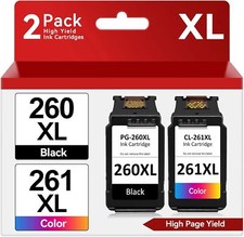PG-260XL CL-261XL Ink Cartridge for Canon Pixma TS6420 TS6420a TR7020a Printer