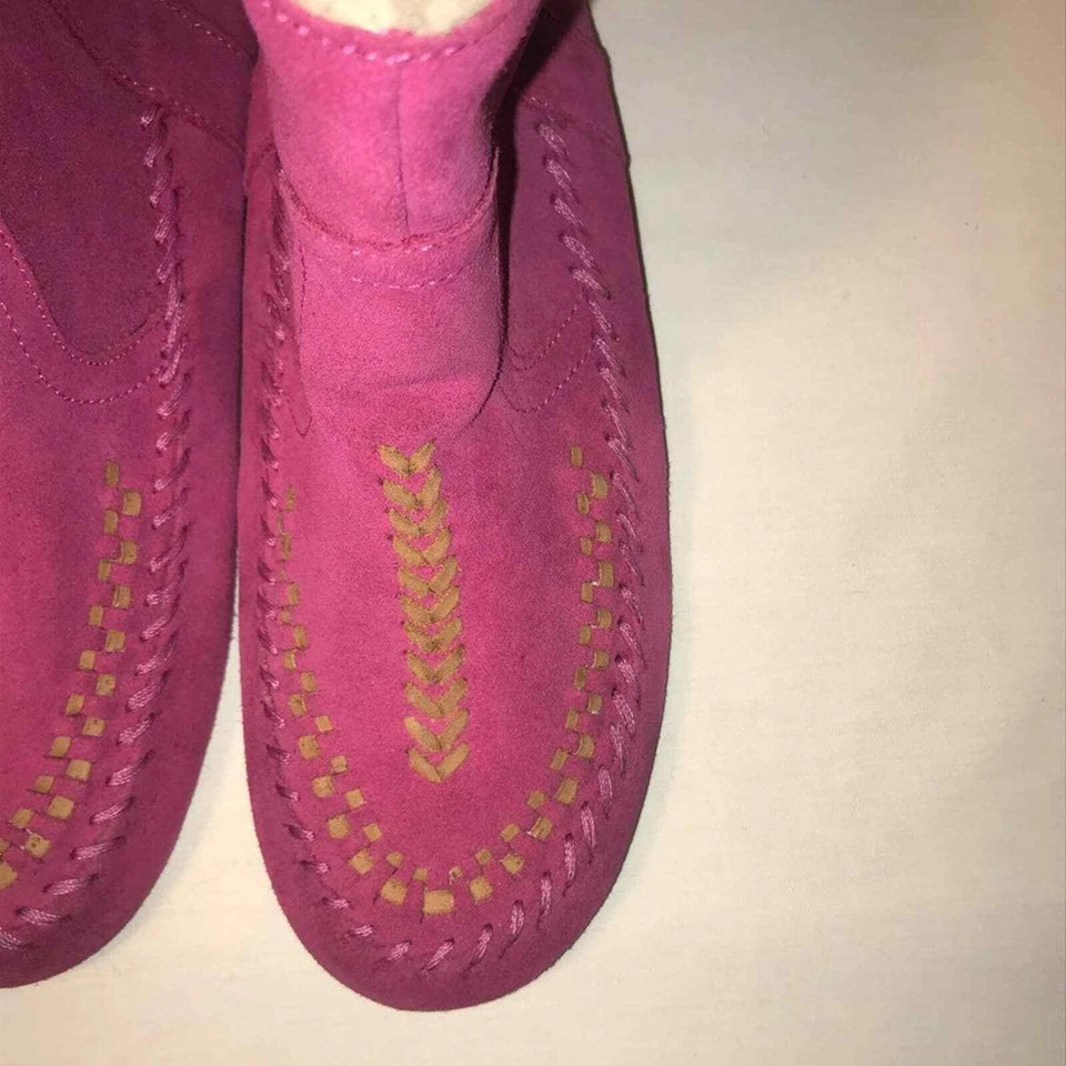 BOTINES DE GAMUZA MAGENTA LATIGO BLIZZARD - TALLA -7,5 Foto 3 de 4