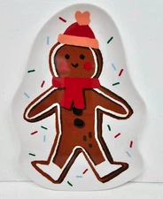 Target Wondershop Holiday Melamine Gingerbread Man Snack Plate Winter Christmas