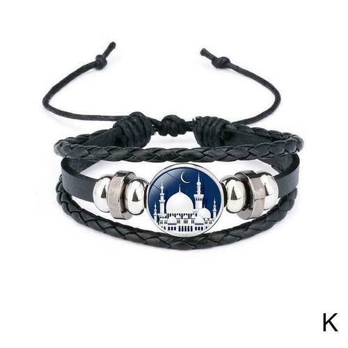 Ladies Men's Surfer Bracelet Allah Arabic Kaaba Islam Gift Bracelet القرآ - Picture 6 of 20