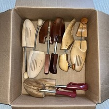 Adult Unisex Vintage Shoe Tree Forms 6 Ct Brand  Wood Varies