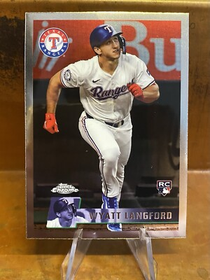#ad #ad 2024 Topps Chrome Lids Mitchell amp; Ness Wyatt Langford RC Rookie SP #31 QTY $2.99