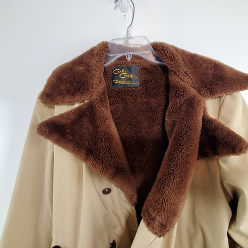 CalCraft Men Big~Tall Working DoubleBreasted Sz XL 44 Fuzzy SherpaLined Jacket - Picture 4 of 12