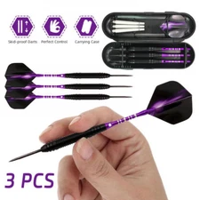 3Pcs 23g Professional Tungsten Steel Needle Tip Darts Set With Carry Case Gift