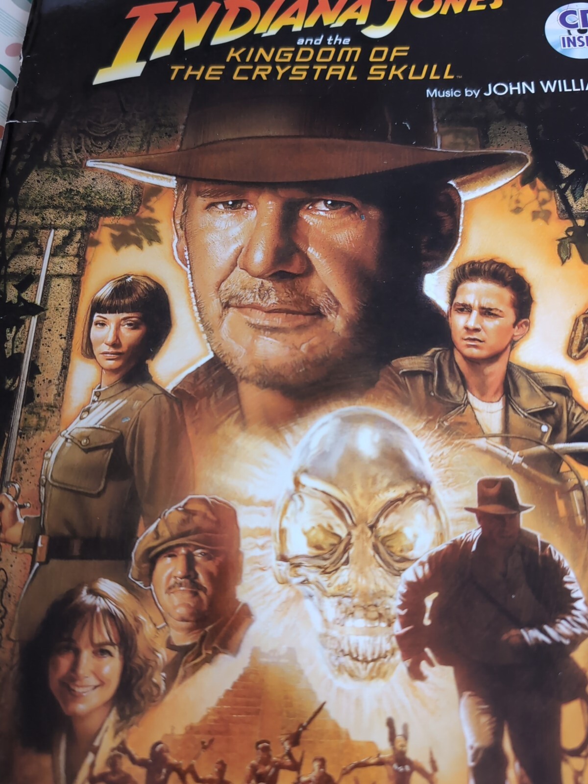 Indiana Jones/Crystal Skull (asax/CD) Saxophone, Alto Saxophone Book with CD