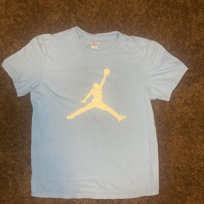 yellow and blue jordan shirt