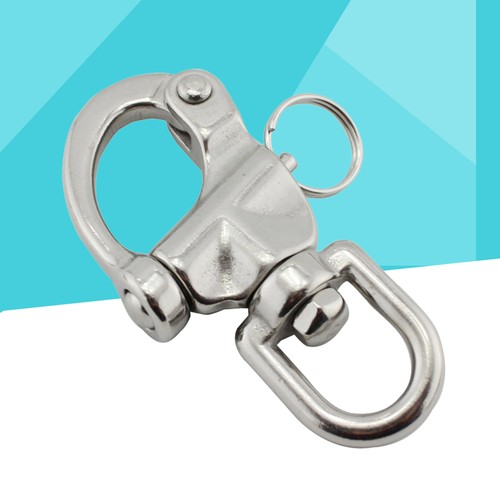 Rigging Shackle Stainless Steel D Ring Swivel Eye Snap Shackle for Outdoor - Picture 7 of 12