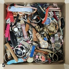 25 Lbs Mens Womens Mixed Watch Lot 5 - FOR PARTS / REPAIR - READ DESCRIPTION