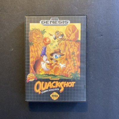 QuackShot Starring Donald Duck (Sega Genesis, 1991) Authentic & Complete!