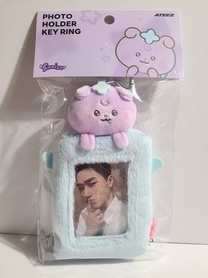 ATEEZ MIGHTEEZ Wonder Room Photo Card Holder Plush Keyring San