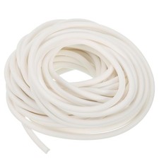 uxcell Silicone Foam Seal Strip, 5mm(0.2") Dia 8.5 5mm x Meter, White