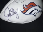 JOHN ELWAY SIGNED DENVER BRONCO FOOTBALL