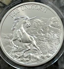 The Unicorn Beautiful Collector Coin 1 Troy Oz .999 Fine Silver Art Round Medal