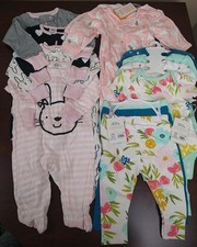 Lot Of Baby Girl Clothes Just One You, Gerber, Cloud Island 0-3M, 3M, 3-6M