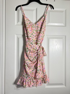 Lilly Pulitzer Alisa Wrap Summer Dress Size 2 Juicy Fruit Pattern
