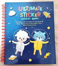 NEW!! 192 Page 776 STICKERS Ultimate Sticker Activity Book Hours of FUN  