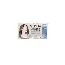 Geisha White Kojic Bar Soap 3x65g with Collagen, Niacinamide Papaya Milk
